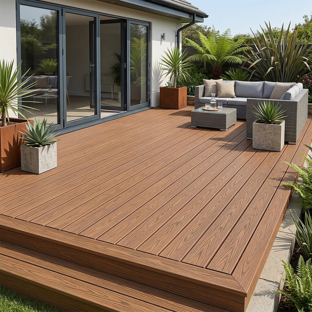 Composite Decking Board Teak