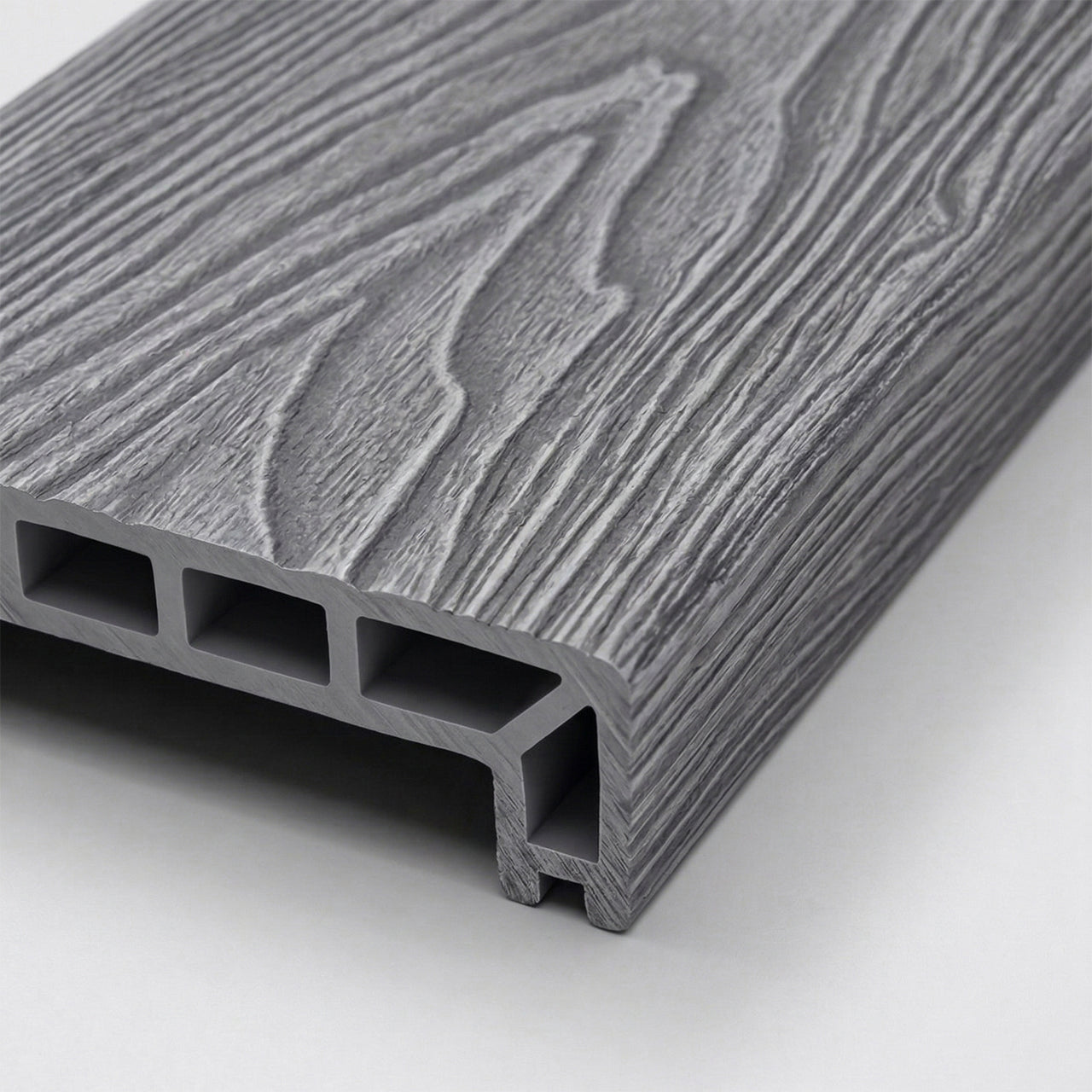 Composite Decking Step Silver