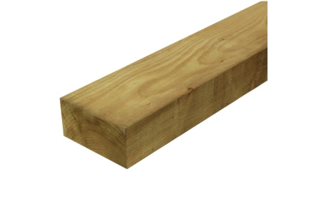 Softwood 2.4 Metre Sleepers 195mm x 95mm Treated Green